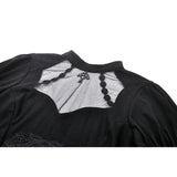 Dark in Love Avalon Gothic Embroidered Puff Sleeve Top