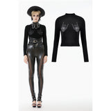 Dark in Love Lilith Skeleton Hands Long Sleeve Top