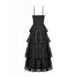 Dark in Love Gothic Satin Lace Dress