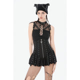 Dark in Love Brynja Eyelet Balloon Shorts