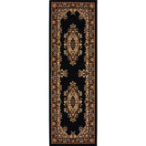 Maestro Traditional Black Rug | 4470 B11