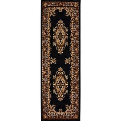Maestro Traditional Black Rug | 4470 B11