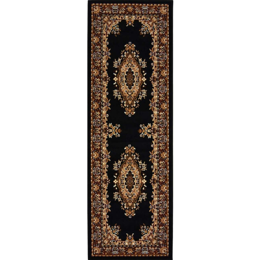 Maestro Traditional Black Rug | 4470 B11