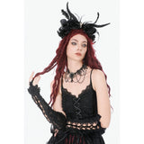 Dark In Love Adelina Vintage Lace Layered Choker
