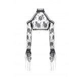 Dark in Love Thalassa Floral Lace Draped Arm Sleeves