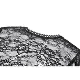 Dark In Love Lilith 3D Lace Bell Sleeve Cape