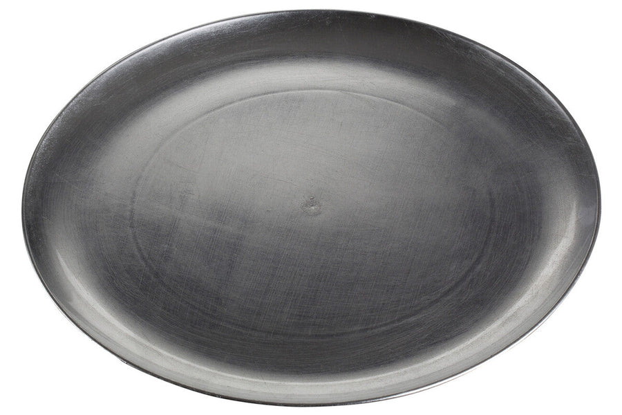 Paxton Set of Four 33cm Dia Silver Coupe Charger Plate