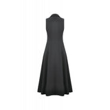 Dark in Love Collete Punk Sleeveless Long Fitted Coat