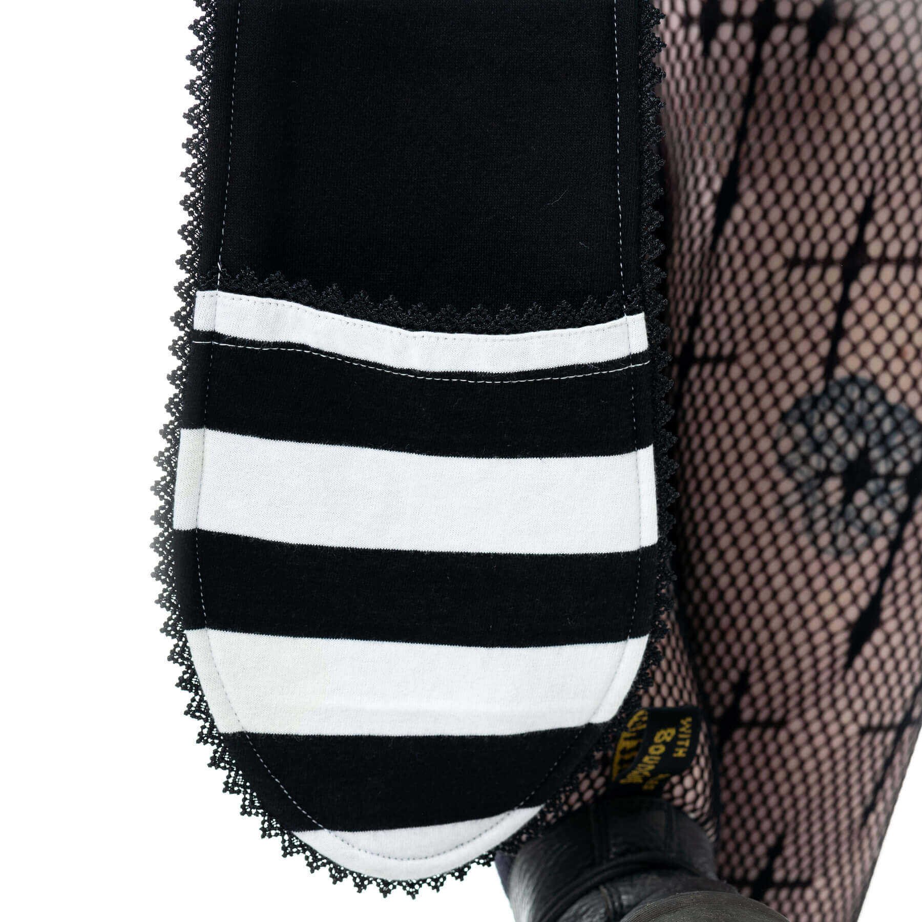 Cupcake Cult Hypno Bunny Hood in Black and White