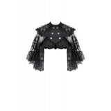 Dark in Love Bellatrix Lace Ruffle Capelet