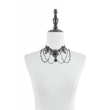 Dark In Love Adelina Vintage Lace Layered Choker