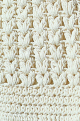 Yumi Ivory Crochet Small Cross Body