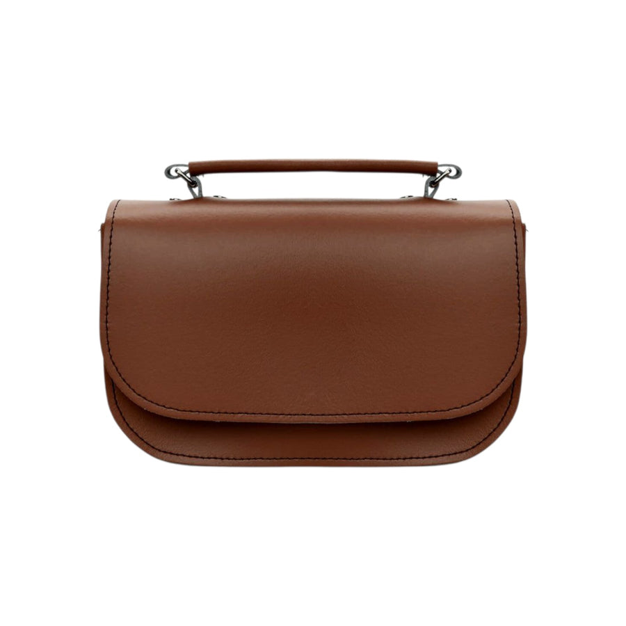 Aura Handmade Leather Bag - Chestnut