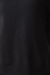Black Knitted Roll Neck Jumper & Trouser Set