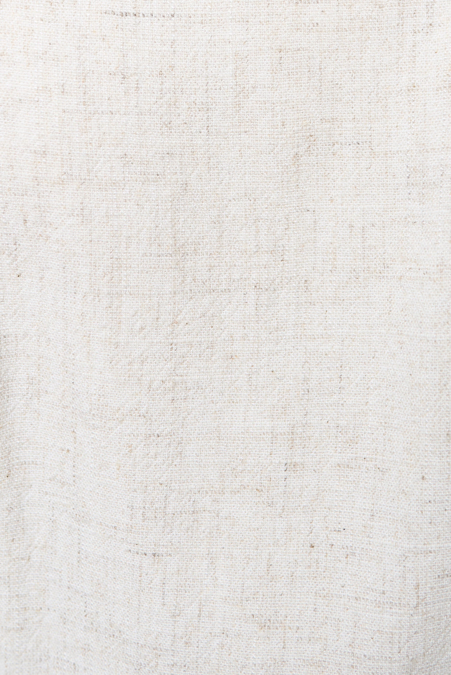 Baya Linen Mix Square Neck Midi Dress - Natural