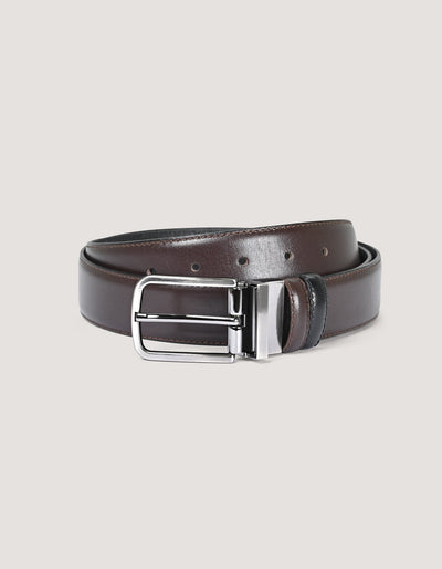 Black and Brown Reversible Belt
