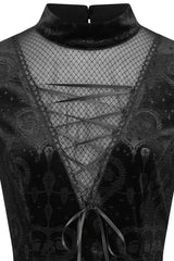 Banned Lucinda Gothic Lace Dress - Elegant Victorian Black Dress