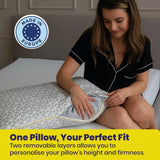Brightr® Luna Adjustable Best Memory Foam pillow