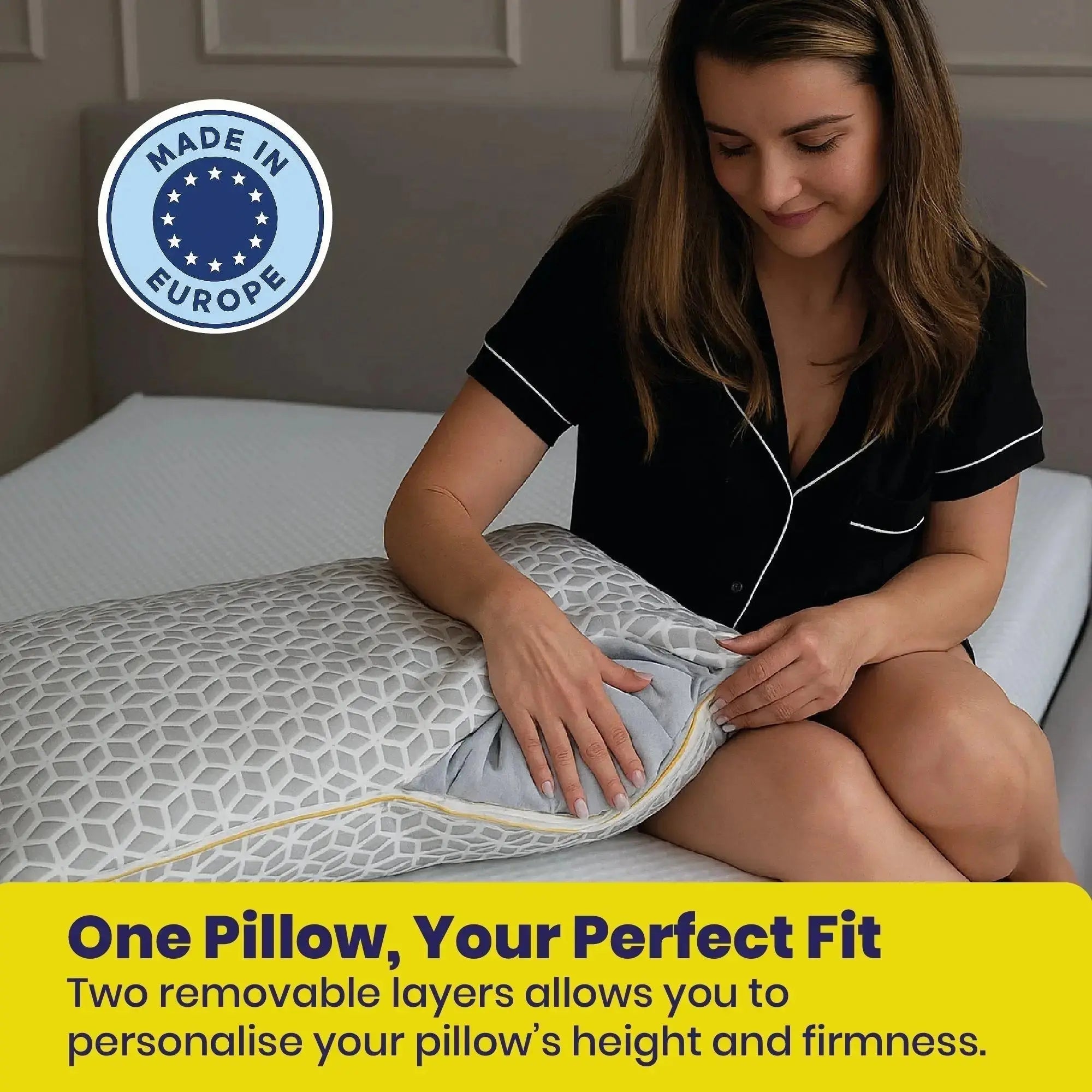 Brightr® Luna Adjustable Best Memory Foam pillow