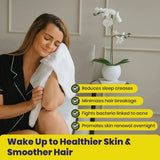 Brightr® Copperdefense Eucalyptus Silk Pillowcase | Anti-Aging, Anti-Acne, Cooling
