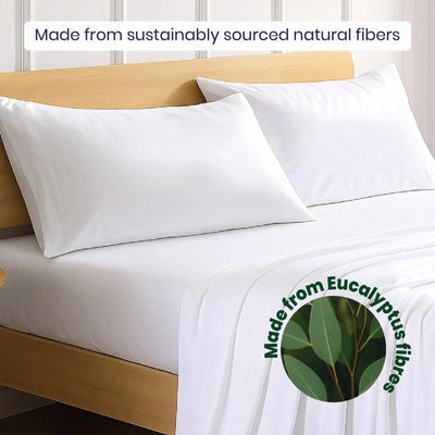 Brightr® Copperdefense Eucalyptus Silk Pillowcase | Anti-Aging, Anti-Acne, Cooling