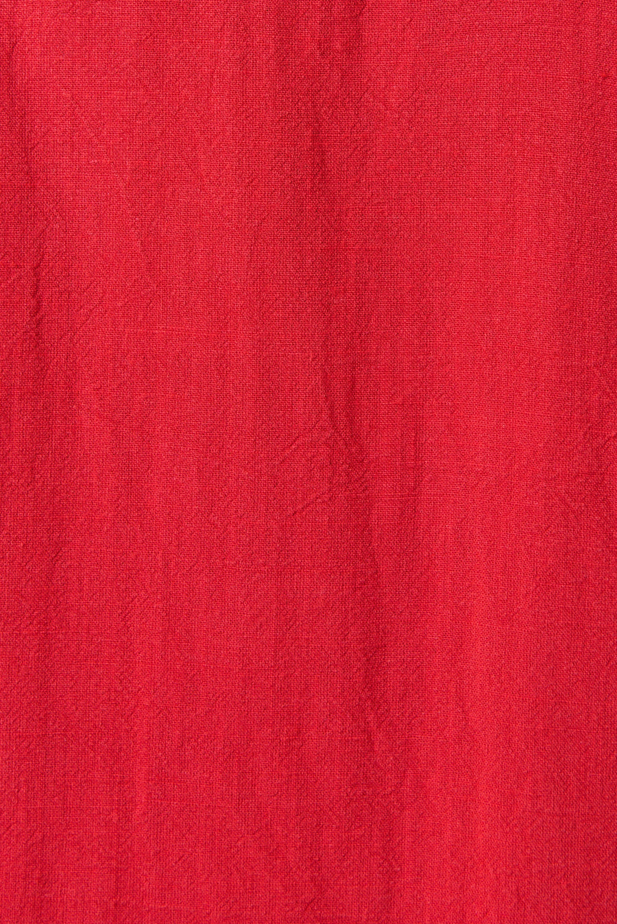 Justin Linen Mix Short Sleeve Jumpsuit - Red