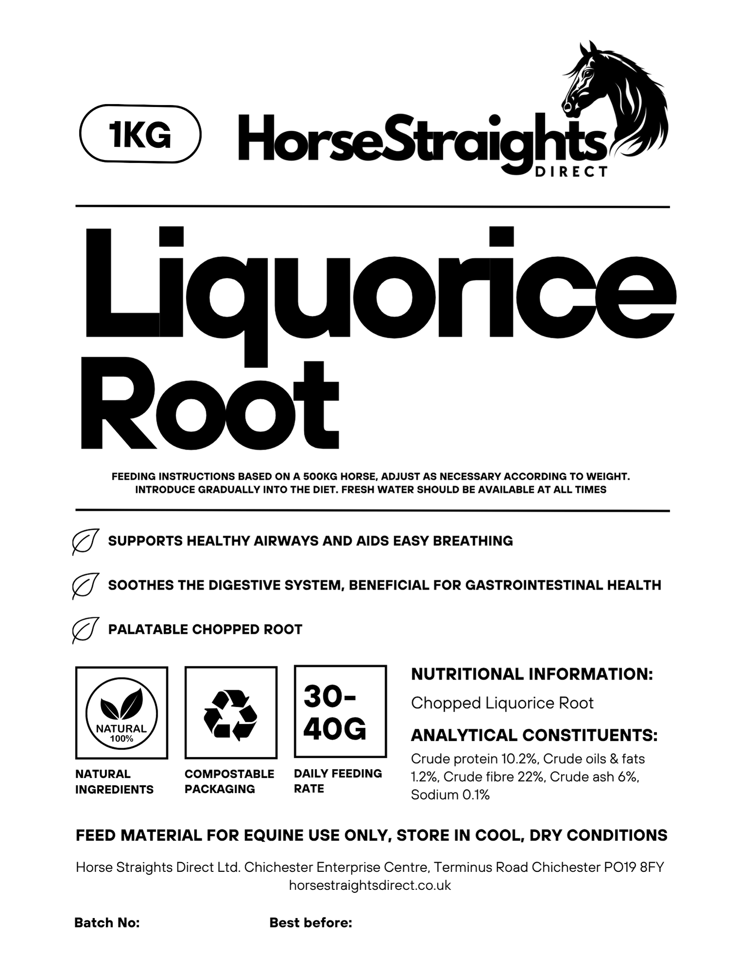 Chopped Liquorice Root
