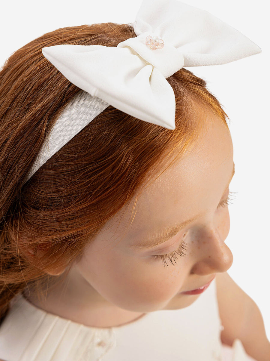 Dress & Fleur Baby Girls Dress with Headband in Pink
