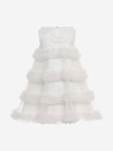 Dress & Fleur Girls Occasion Dress with Headband in Ivory