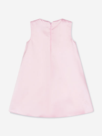 Dress & Fleur Girls Flower Occasion Dress with Headband in Pink