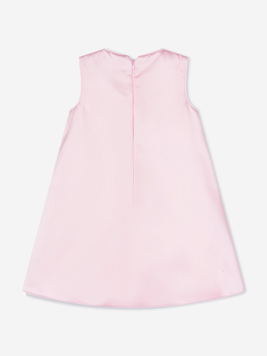 Dress & Fleur Girls Flower Occasion Dress with Headband in Pink