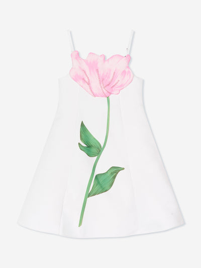 Dress & Fleur Girls Flower Occasion Dress in Ivory