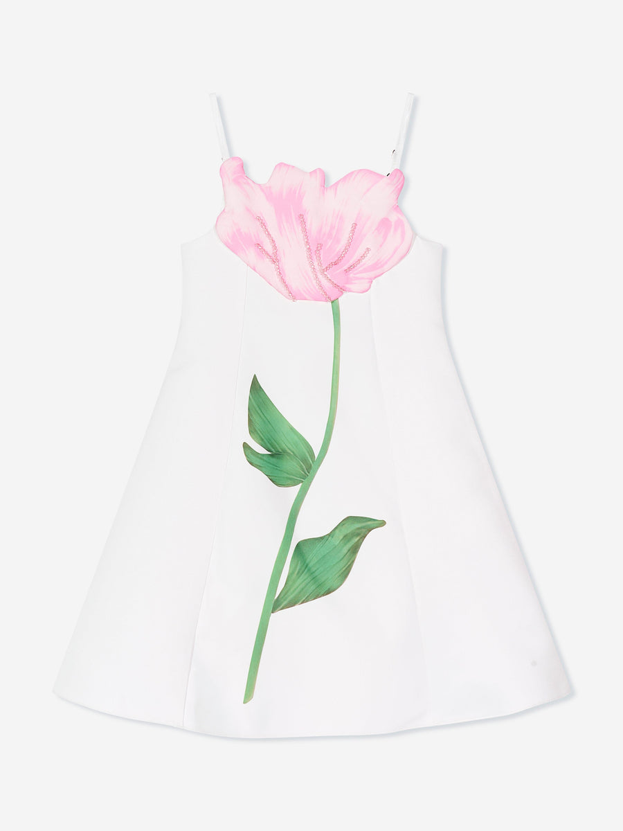 Dress & Fleur Girls Flower Occasion Dress in Ivory