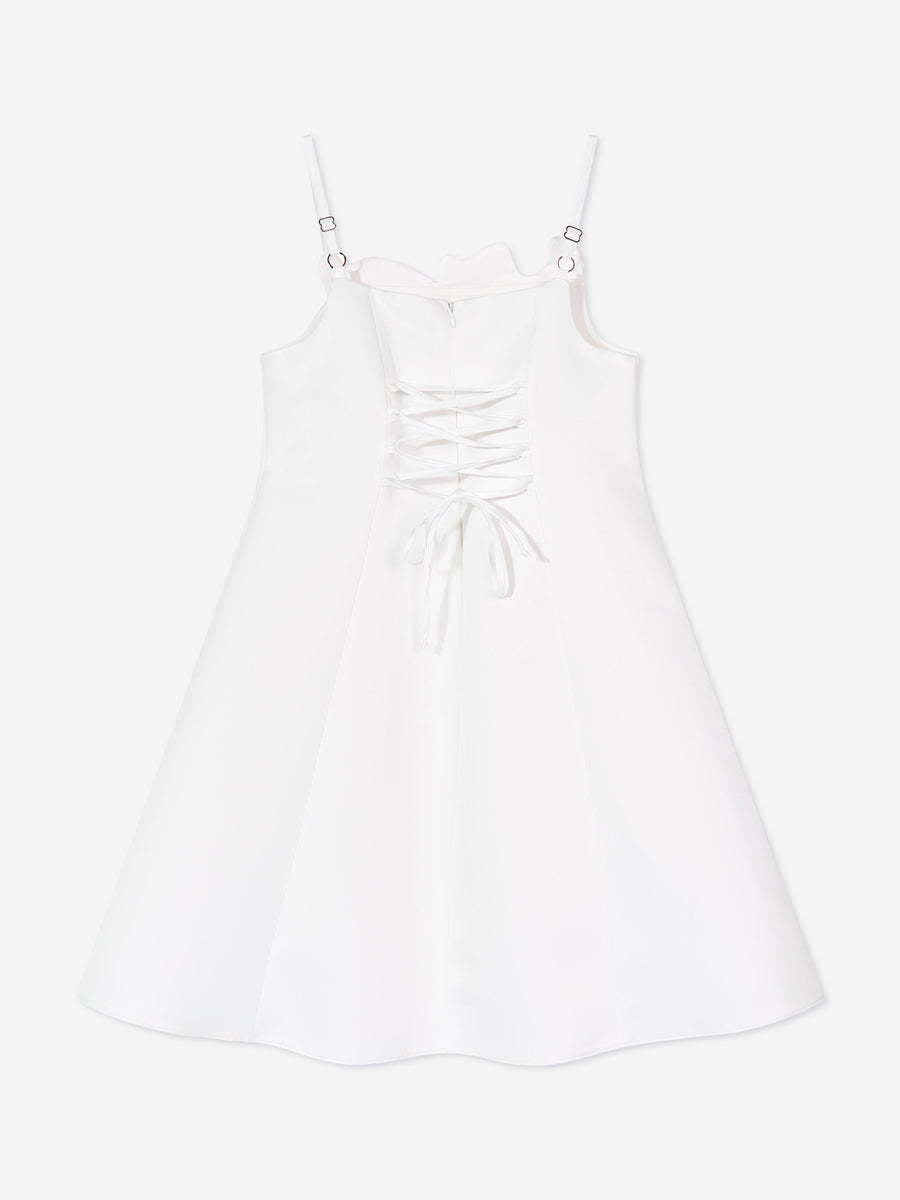 Dress & Fleur Girls Flower Occasion Dress in Ivory