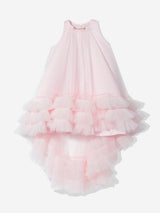Dress & Fleur Girls Occasion Dress and Cape Set in Pink