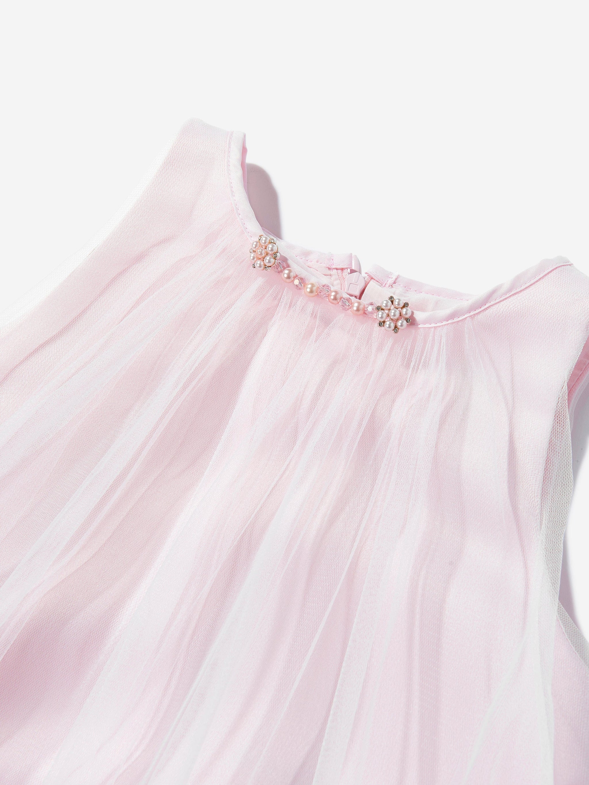 Dress & Fleur Girls Occasion Dress and Cape Set in Pink