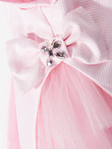 Dress & Fleur Baby Girls Occasion Dress with Headband in Pink