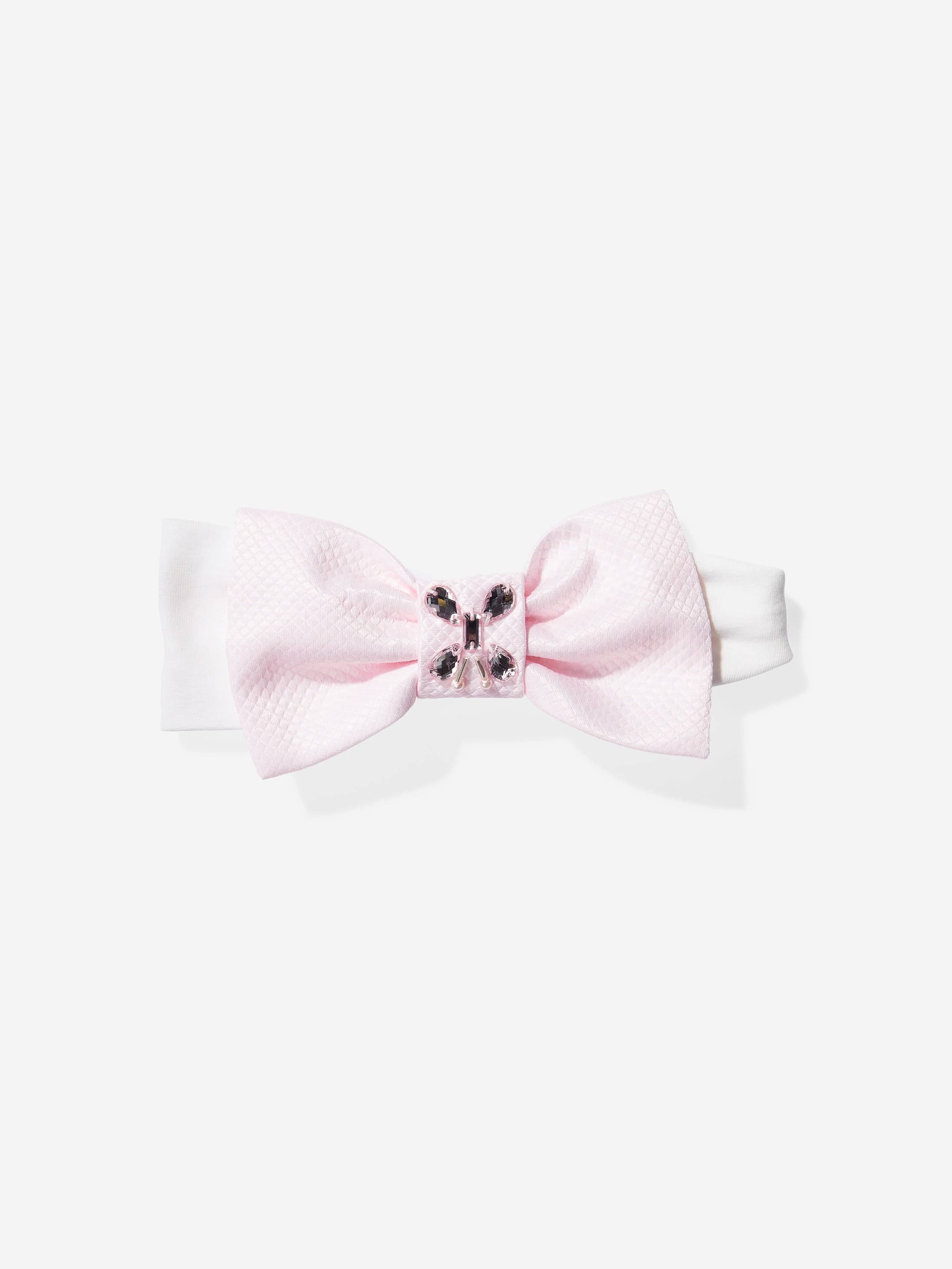 Dress & Fleur Baby Girls Occasion Dress with Headband in Pink