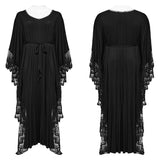Punk Rave Plus Size Eldora Goth Bat Silhouette Dress