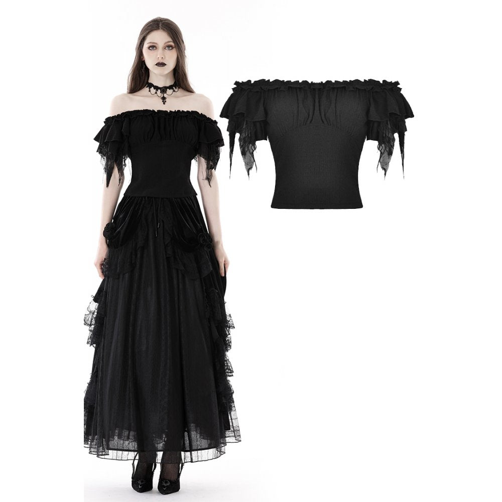 Dark In Love Deveshi Bardot Top