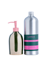Ceramic Soap Holder & 1 Litre Refill Set