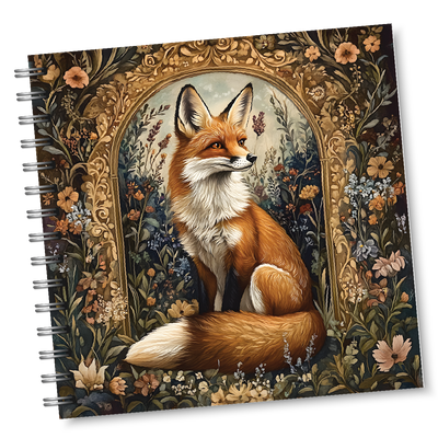 Fancy Fox Square Notebook