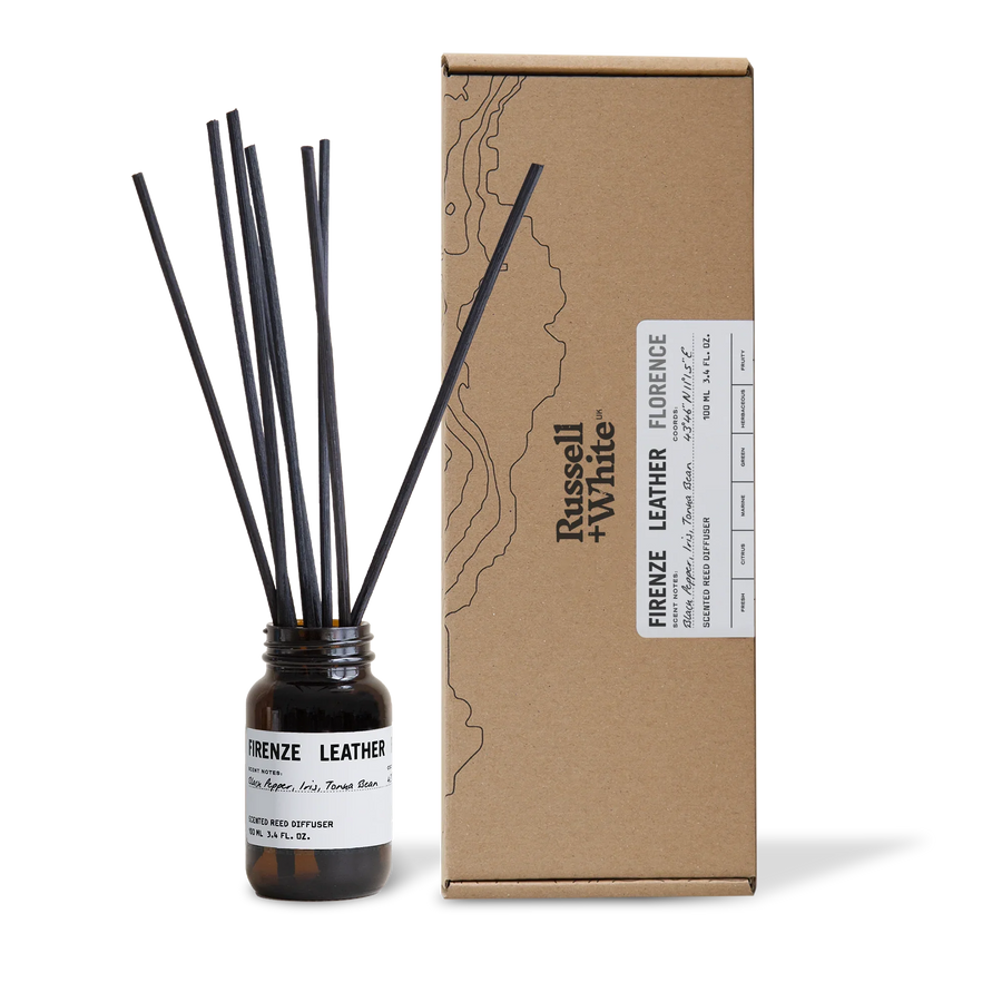 Firenze Leather 100ml Reed Diffuser