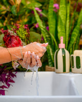 Ceramic Soap Holder & 1 Litre Refill Set