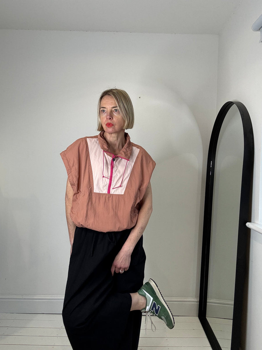 Cotton elasticated waist skirt