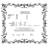Dark In Love Beatrix Goth Satin Ruffled Overskirt
