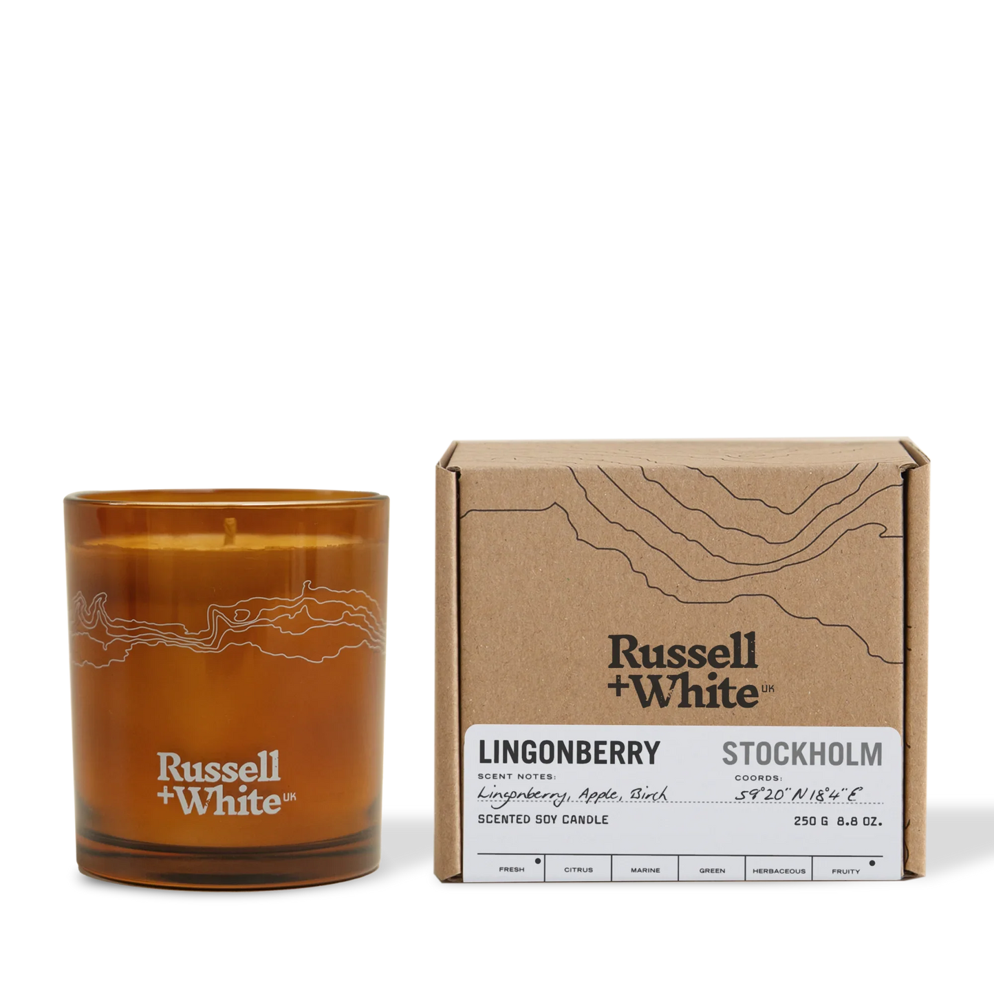 Lingonberry 250g Scented Soy Candle
