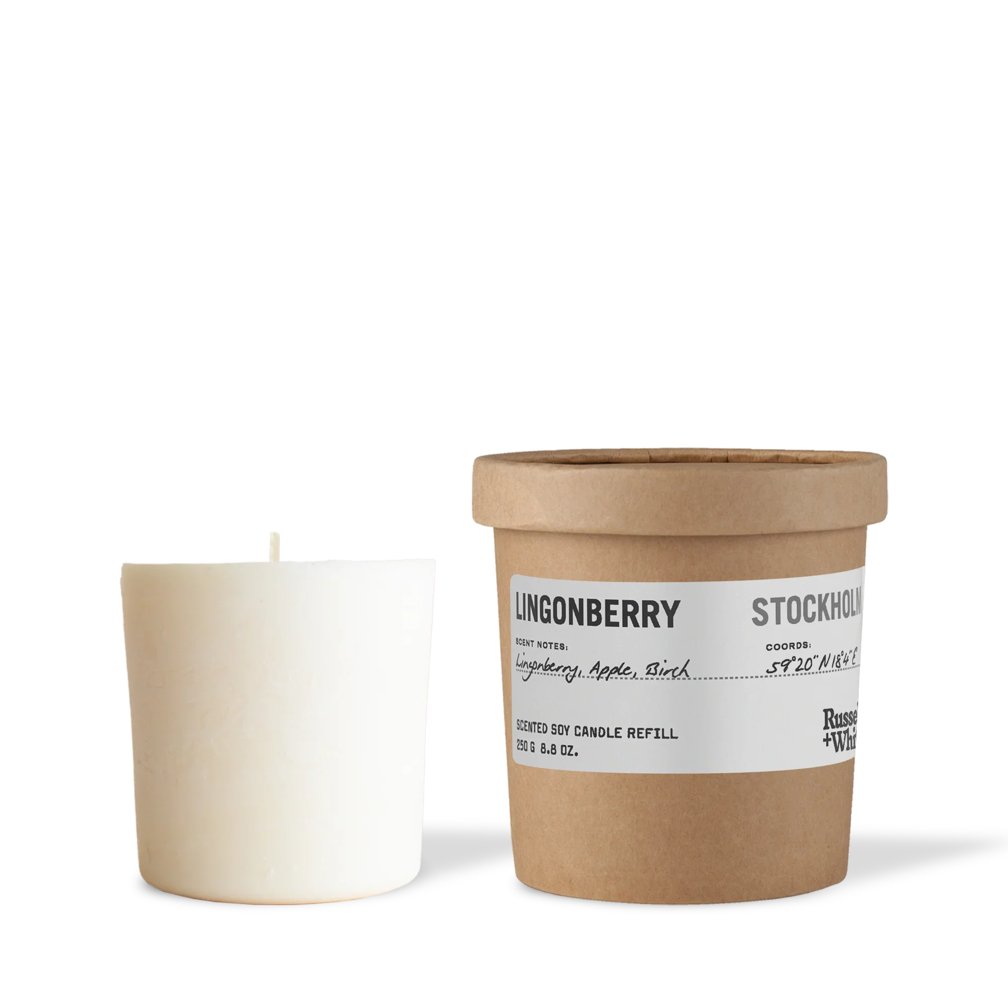 Lingonberry 250g Scented Soy Candle Refill