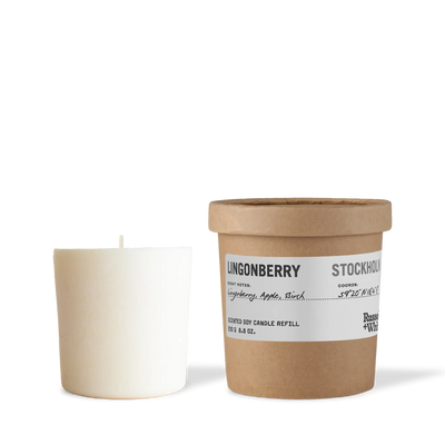 Lingonberry 250g Scented Soy Candle Refill