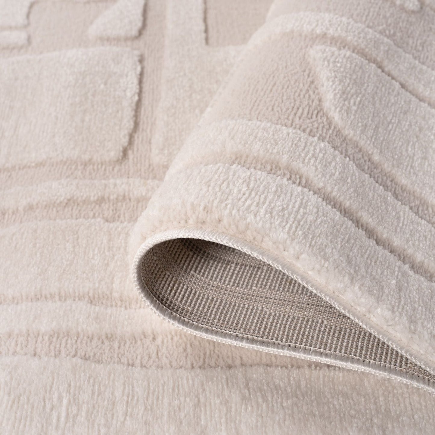 Loft Abstract Cream Rug